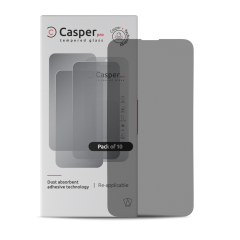 Casper Pro Tempered Glass Compatible For iPhone 15 Plus (10 Pack) (Privacy)