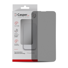 Casper Pro Tempered Glass Compatible For iPhone 15 Plus (Retail Pack) (Privacy)