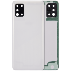 Back Cover With Camera Lens Compatible For Samsung Galaxy A31 (A315 / 2020) (Aftermarket Plus) (Prism Crush White)