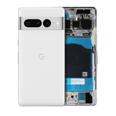 Back Housing For Google Pixel 7 Pro (Genuine OEM) (Snow)
