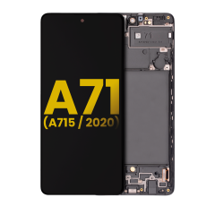 OLED Assembly With Frame Compatible For Samsung Galaxy A71 (A715 / 2020) (Refurbished) (All Colors)