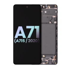 OLED Assembly With Frame Compatible For Samsung Galaxy A71 (A715 / 2020) (Service Pack) (All Colors)