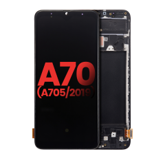 OLED Assembly With Frame Compatible For Samsung Galaxy A70 (A705 / 2019) (6.33") (Aftermarket Plus) (All Colors)