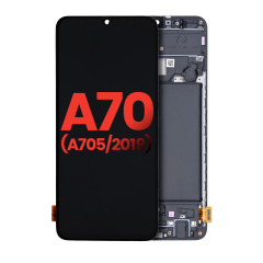 OLED Assembly With Frame Compatible For Samsung Galaxy A70 (A705 / 2019) (6.67") (Aftermarket Plus) (All Colors)