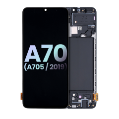 OLED Assembly With Frame Compatible For Samsung Galaxy A70 (A705 / 2019) (Service Pack) (All Colors)