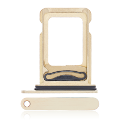 Dual Sim Card Tray For iPhone 13 Pro / 13 Pro Max (Gold)