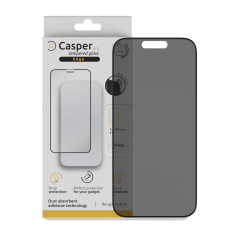 Casper Pro Edge Tempered Glass Compatible For iPhone 15 (Retail Pack) (Privacy)