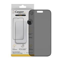 Casper Pro Edge Tempered Glass Compatible For iPhone 15 Plus (Retail Pack) (Privacy)