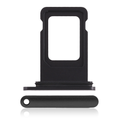Dual Sim Card Tray For iPhone XR (Black)