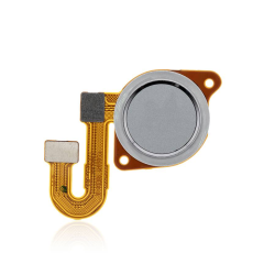 Fingerprint Reader With Flex Cable Compatible For Motorola Moto G 5G (XT2113-3 / 2020) / One 5G Ace (XT2113-1/2 / 2021) (Frosted Silver)