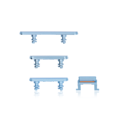 Hard Buttons (Power / Volume / Switch) For iPhone XR (Blue)