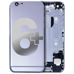 Back Housing Compatible For iPhone 6 Plus (Generic) (Space Gray)