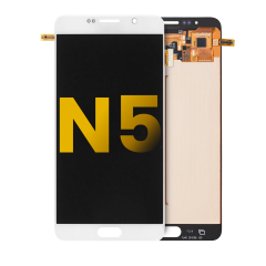 OLED Assembly Without Frame Compatible For Samsung Galaxy Note 5 (Refurbished) (White Pearl)
