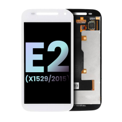 LCD Assembly Without Frame Compatible For Motorola Moto E2 (2nd Gen)(X1529 / 2015) (White) (Genuine OEM)