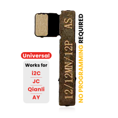 Pre-Programmed Universal Battery Tag-On Flex (Soldering Not Required) Compatible For iPhone 12 / 12 Mini / 12 Pro (AmpSentrix)