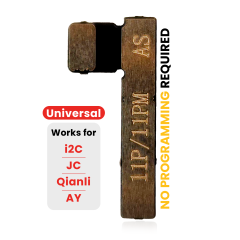 Pre-Programmed Universal Battery Tag-On Flex (Soldering Not Required) Compatible For iPhone 11 Pro / 11 Pro Max (AmpSentrix)