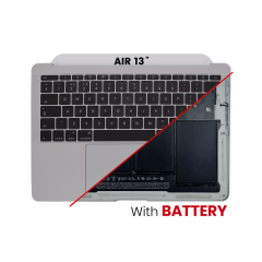 Top Case Assembly (With Battery And Keyboard) Compatible For MacBook Air 13" (A1466 / Mid 2013 / Early 2014 / Early 2015 / Mid 2017) (US English) (Used OEM Pull: Grade A)