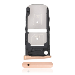 Sim Tray Compatible For Motorola Moto Z (XT1650 / 2016) (Rose Gold)
