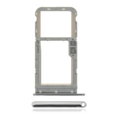 Sim Card Tray Compatible For Motorola Moto G Fast (XT2045-3 / 2020) (Pearl White)