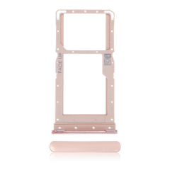 Single Sim Card Tray Compatible For Motorola Moto G9 Plus (XT2087 / 2020) (Rose Gold)