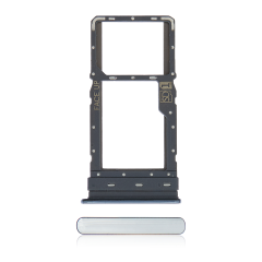 Single Sim Card Tray Compatible For Motorola Moto G Stylus 6.8" (XT2115 / 2021) (Aurora White)