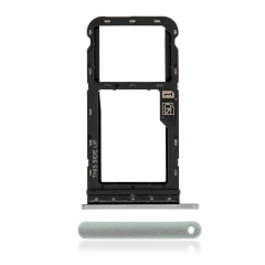 Sim Card Tray For Motorola Moto G Power (XT2117 / 2021) (Genuine OEM) (Hazy Silver)