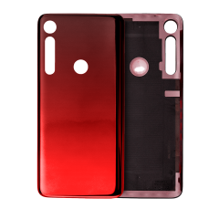 Back Cover Glass Compatible For Motorola One Macro (XT2016 / 2019) (Gradient / Red)