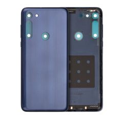 Back Cover Compatible For Motorola Moto G8 (XT2045-1 / 2020) / G Fast (XT2045-3 / 2020) (Neon Blue)
