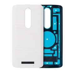 Back Cover Compatible For Motorola Droid Turbo 2 (XT1585 / XT1580 / XT1581 / 2015) (White)