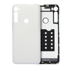 Back Cover Compatible For Motorola One Fusion Plus (XT2067-2 / 2020) (Moonlight White) (Genuine OEM)
