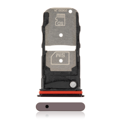 Single Sim Card Tray For Motorola Edge Plus 5G (XT2061 / 2020) (Smokey Sangria)