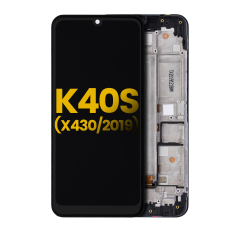LCD Assembly With Frame Compatible For LG K40s (X430 / 2019) (Refurbished) (All Colors)