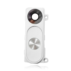 Power / Volume Button With Camera Lens Compatible For LG G3 (White)