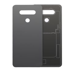 Back Cover Compatible For LG K51 (Black)
