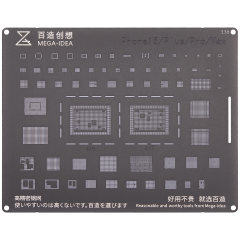 Bumblebee Stencil (QS338) For IPhone 15 / IPhone 15 Plus / IPhone 15 Pro / IPhone 15 Pro Max (Qianli) (Black)