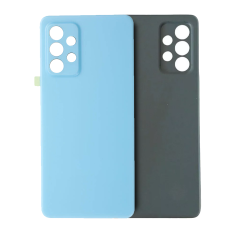 Back cover Glass For Samsung Galaxy A52 4G (A525 / 2021) (Service Pack) (Awesome Blue)