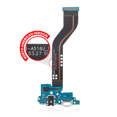 Charging Port Flex With Headphone Jack Compatible For Samsung Galaxy A51 5G (A516 / 2020) (North American Version, Flex # A516U) (Service Pack)