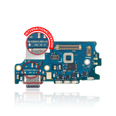 Charging Port Board With Sim Card Reader Compatible For Samsung Galaxy S21 FE 5G (G990B/N) (International Version)