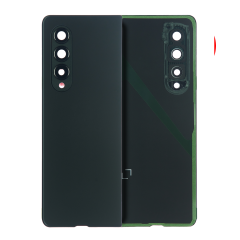 Back Cover Glass With Camera Lens Compatible For Samsung Galaxy Z Fold 3 (Service Pack) (Phantom Green)
