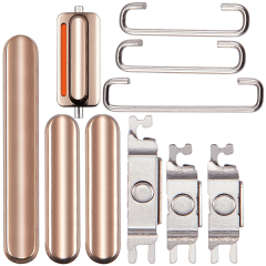 Hard Buttons (Power / Volume / Switch) Compatible For iPhone X (Gold)