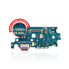 Charging Port Board With Sim Card Reader Compatible For Samsung Galaxy S21 Plus (G996U) (North American Version) (Service Pack)