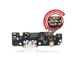 Charging Port Assembly Compatible For Motorola Moto G6 Play / G6 Forge (XT1922-6/7/9 / 2018) (North American Version)