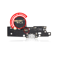 Charging Port Board (Without Finger Sensor) Compatible For Motorola Moto E4 (XT1764 / XT1767 / XT1768 / 2017) (North American Version / Rev_A)
