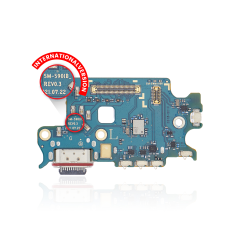 Charging Port Board With Sim Card Reader Compatible For Samsung Galaxy S22 5G (S901B) (International Version)