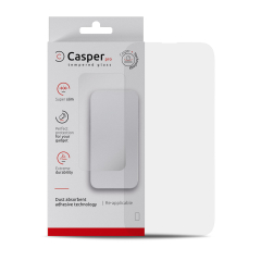 Casper Pro Tempered Glass For iPhone 15 Pro (Retail Pack) (Clear)