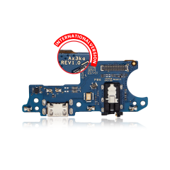 Charging Port Board With Headphone Jack Compatible For Samsung Galaxy A03 (A035 / 2021) (PART #Ax3ka) (International Version) (Aftermarket Plus)