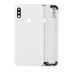 Back Cover With Camera Lens Compatible For Samsung Galaxy A11 (A115 / 2020) (International Version) (Aftermarket Plus) (White)