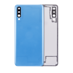 Back cover Glass Compatible For Samsung Galaxy A70 (A705 / 2019) (Aftermarket Plus) (Blue)