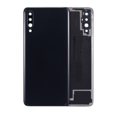 Back cover Glass Compatible For Samsung Galaxy A70 (A705 / 2019) (Aftermarket Plus) (Black)