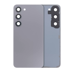 Back Cover Glass With Camera Lens Compatible For Samsung Galaxy S23 5G (No Logo) (Aftermarket Plus) (Graphite)